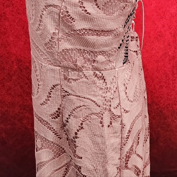 Two sisters brand dusty pink pinup wiggle dress size xl 14 - Picture 10 of 16